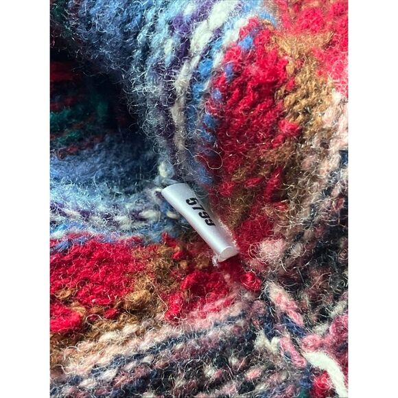 Amazing Vintage Southwestern Navajo Aztec Shetland Wool Cardigan Sweater Casual - Picture 14 of 14